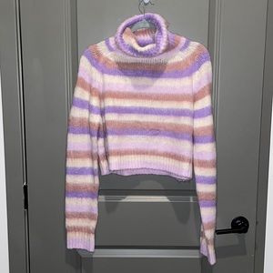 Neely Cropped Cowl Neck Sweater